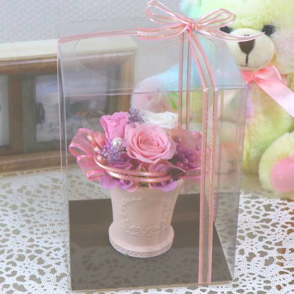 Preserved Flower》Feminine Pink｜花キューピット・ お取り寄せ