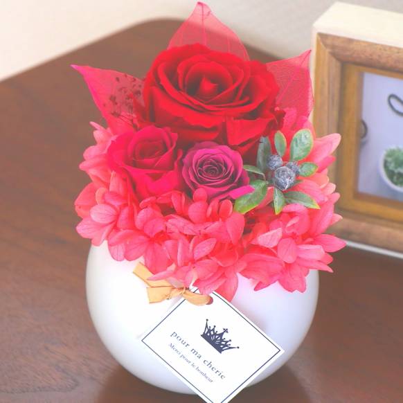 《Preserved Flower》Round  Red一般カテゴリー