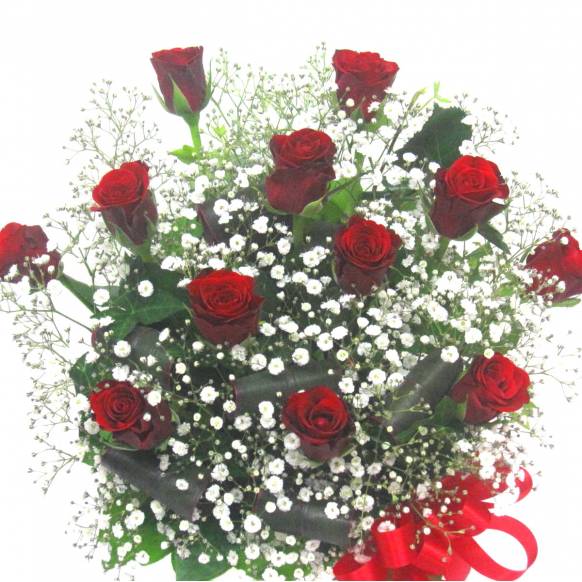 一般カテゴリー,《Flower arrangement》Red Rose 12 Premium,フラワーショップ花樹園
