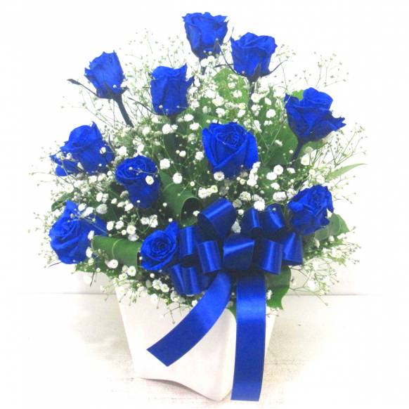 一般カテゴリー,《Flower arrangement》Blue Rose 12 Premium,花樹園