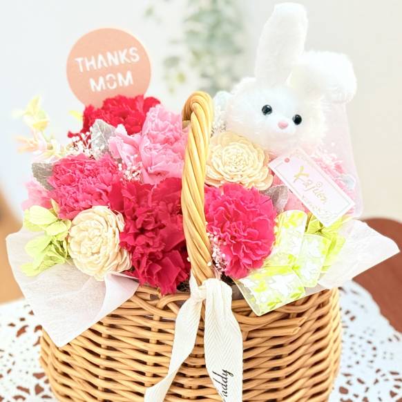一般カテゴリー,《Animal Preserved Flower》Rabbit Pink,フラワーショップ花樹園