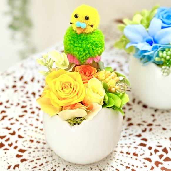《Animal Preserved Flower》Bird Yellow一般カテゴリー
