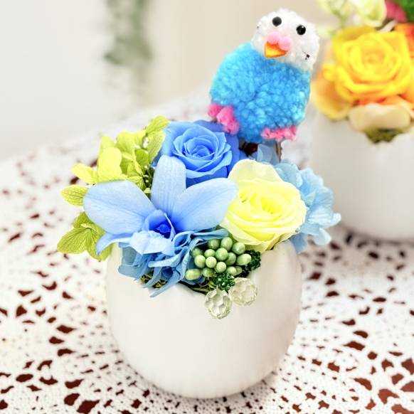 《Animal Preserved Flower》Bird Blue一般カテゴリー