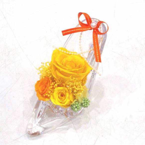 《Preserved Flower》Acrylic High heels Yellow一般カテゴリー