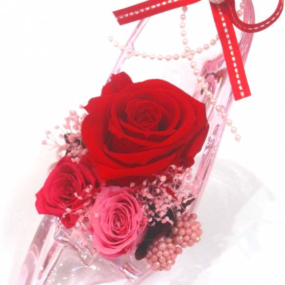 一般カテゴリー,《Preserved Flower》Acrylic High heels MillenniumRed,花樹園