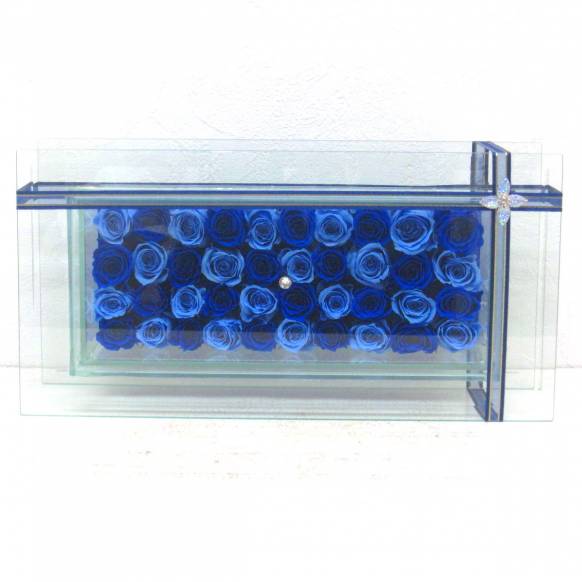 一般カテゴリー,《Preserved Flower》Glass Frame(Luxury Blue) ,花樹園