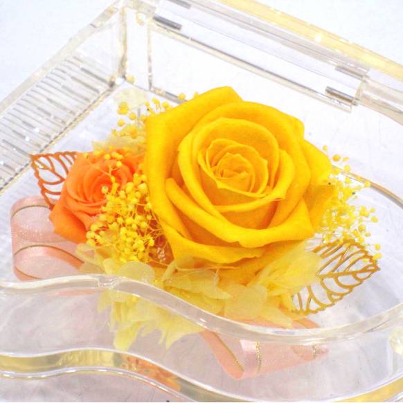 一般カテゴリー,《Preserved Flower》Acrylic Piano (Yellow&Orange ) ,花樹園