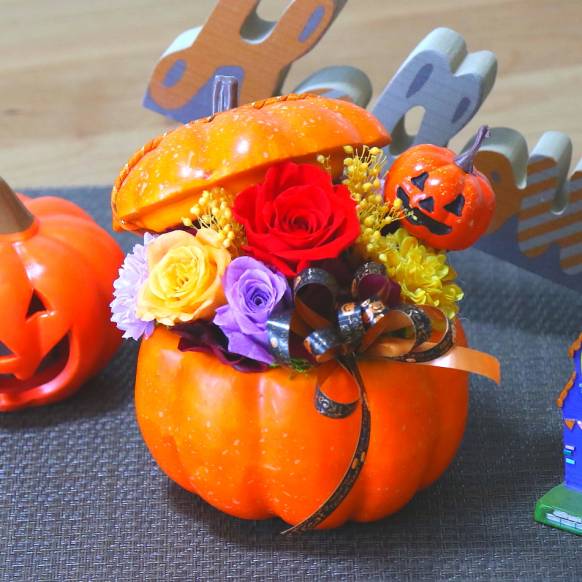 《Halloween Preserved Flower》Pumpkin-rantan一般カテゴリー