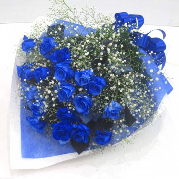 《Bouquet》Blue Rose 20 & Kasumi grass一般カテゴリー