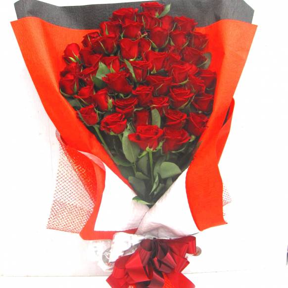 一般カテゴリー,《Bouquet》Premium Red Rose 50,フラワーショップ花樹園