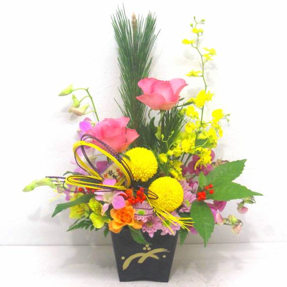 《Flower arrangement》Rose Bright New Year一般カテゴリー