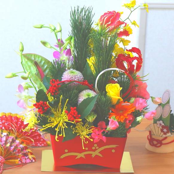 《Flower arrangement》Good luck New Year一般カテゴリー