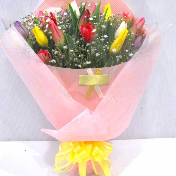 一般カテゴリー,《Bouquet》Tulip Mix 30 & Kasumi grass ,花樹園