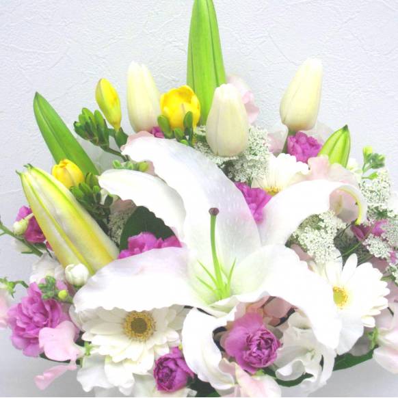 一般カテゴリー,《Funal arrangement》Spring Bright White,花樹園