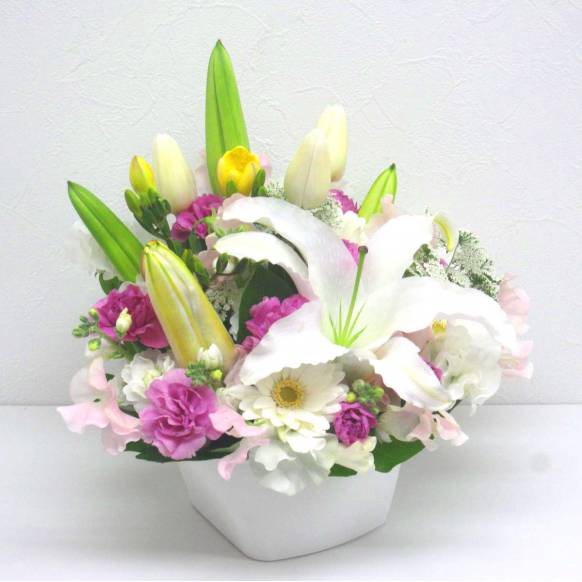 一般カテゴリー,《Funal arrangement》Spring Bright White,花樹園