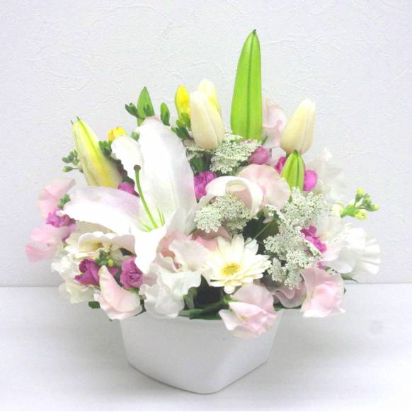 一般カテゴリー,《Funal arrangement》Spring Bright White,花樹園