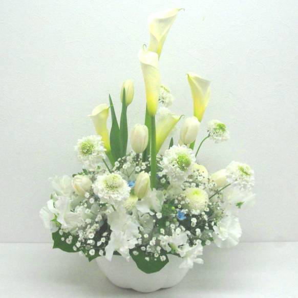 一般カテゴリー,《Funal arrangement》Spring Memory Natural White,花樹園