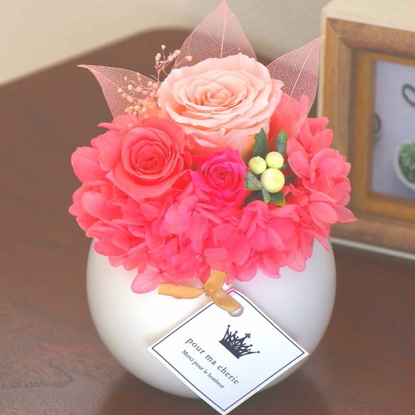 《Preserved Flower》Round Pink一般カテゴリー