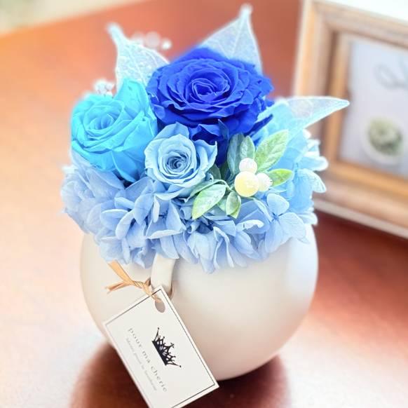 《Preserved Flower》Round  Blue一般カテゴリー