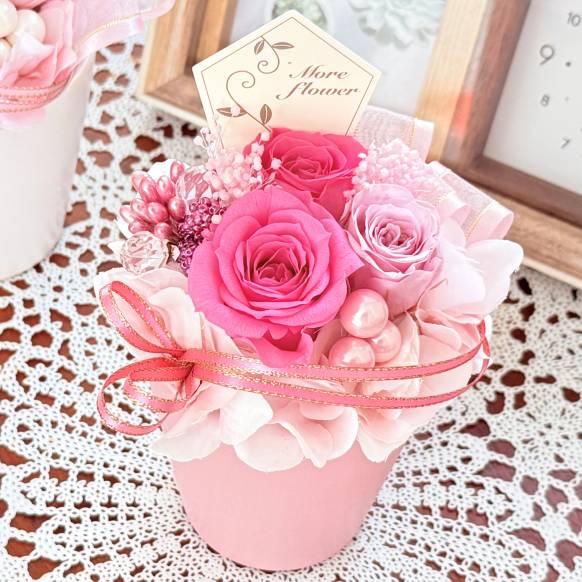 お取り寄せ オリジナルフラワー 《Preserved Flower》Princess Pink