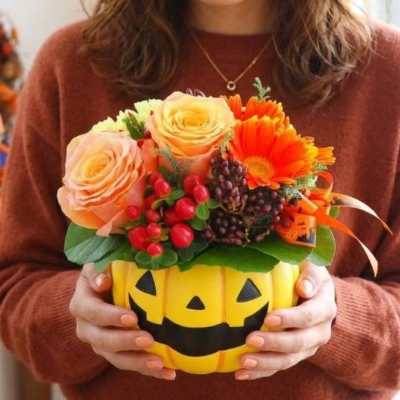 《Halloween arrangement》Happy Pumpkin一般カテゴリー