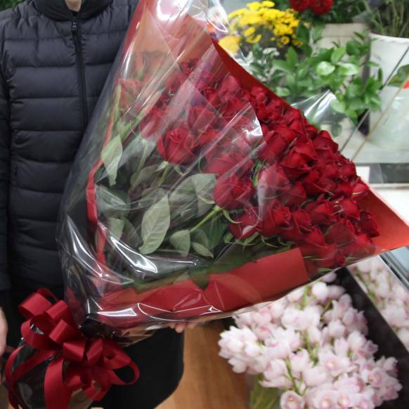 一般カテゴリー,赤バラ60本の花束,フローラント