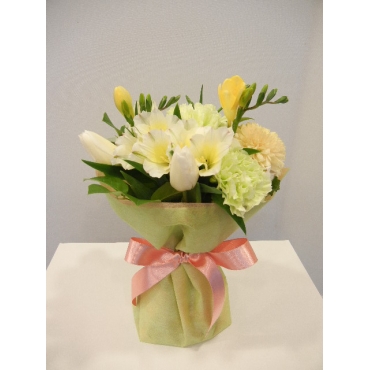 一般カテゴリー,スタンディングブーケ ナチュラルピーチ,平田花園