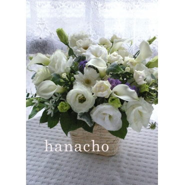 お取り寄せ オリジナルフラワー hanachoオリジナル 白系005
