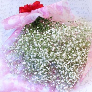 お取り寄せ オリジナルフラワー かすみ草 花束｜花キューピット