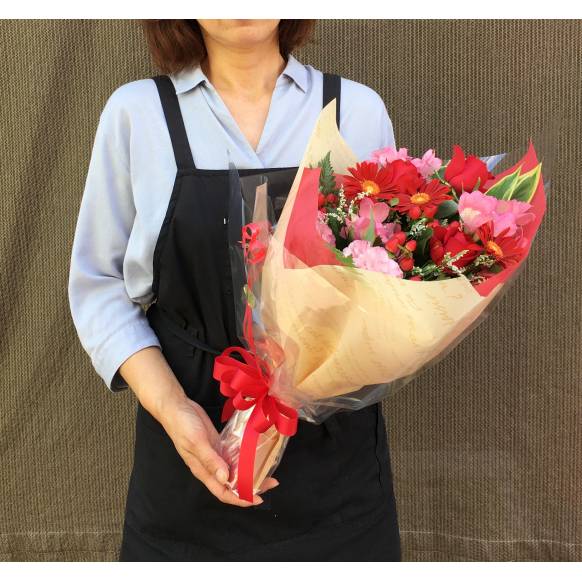 一般カテゴリー,おまかせ花束 3000円(イエロー系),フローリスト花彩