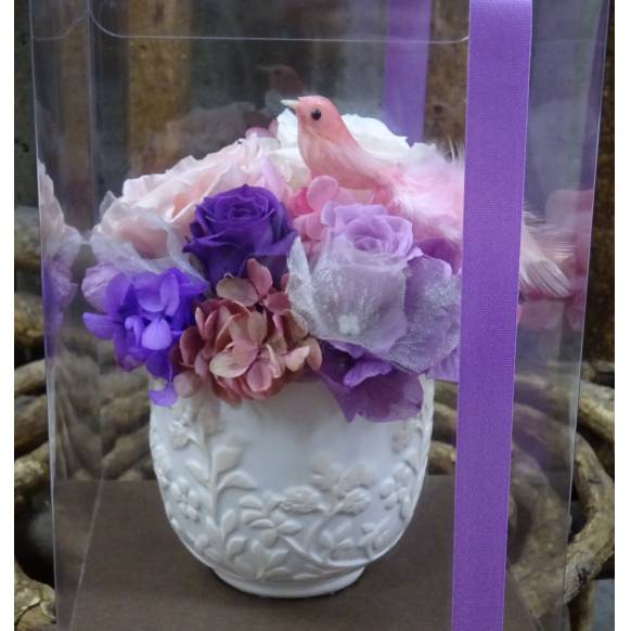 ことり ｐｕｒｐｌｅ インターネット花キューピット お取り寄せフラワーギフト