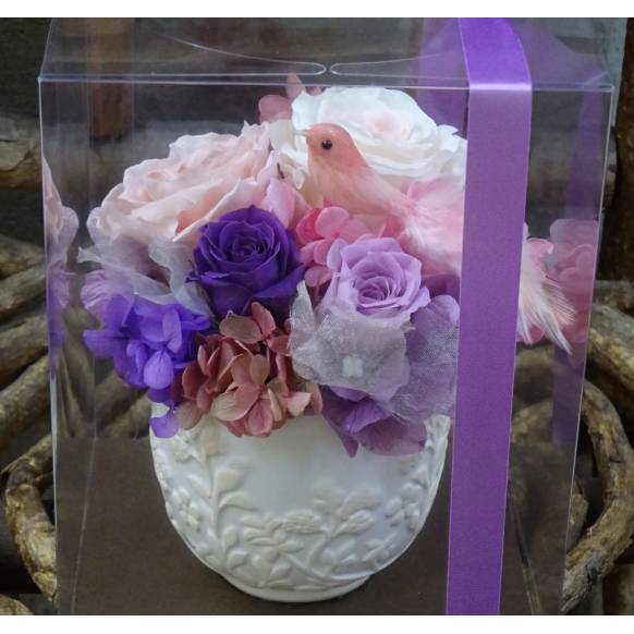 ことり ｐｕｒｐｌｅ インターネット花キューピット お取り寄せフラワーギフト