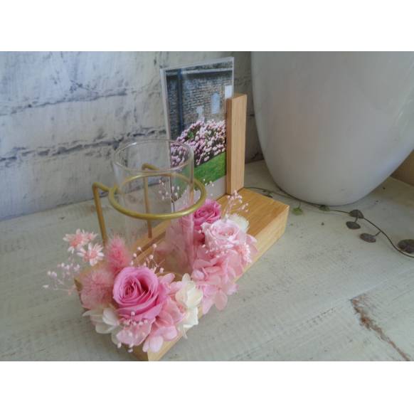 一般カテゴリー,プリザ・フォトフレームピンク,緑花園