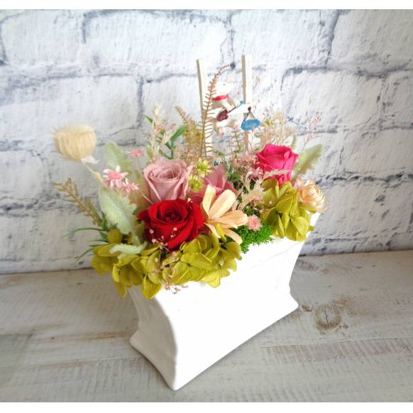 一般カテゴリー,ぷりざガーデンアレンジ・ワンちゃんのお出迎え,緑花園