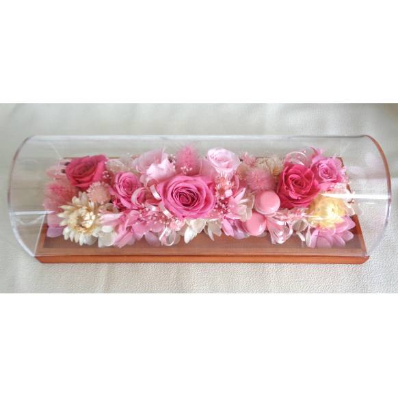 一般カテゴリー,プリザのフラワーロールケーキ・ピンク,緑花園