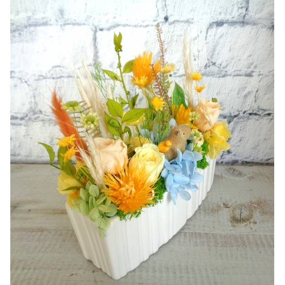 一般カテゴリー,ガーデンアレンジ・カピバラさんの水遊びイエロー,緑花園