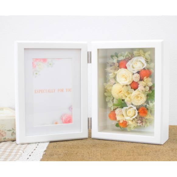 フラワーフォトフレーム/オレンジ一般カテゴリー