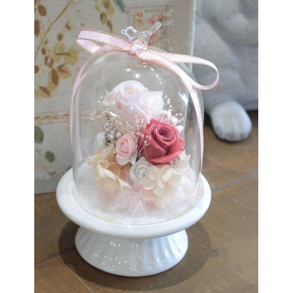 プリザーブドアレンジ「シャーロット/ピンク」一般カテゴリー