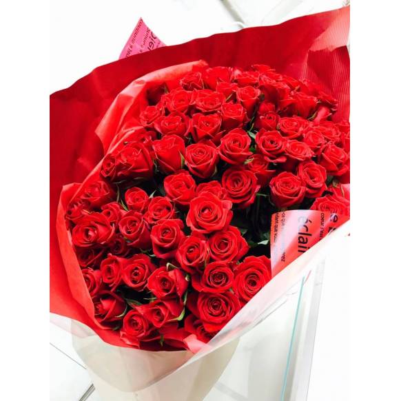 一般カテゴリー,赤バラ100本の花束,カシワ花の店