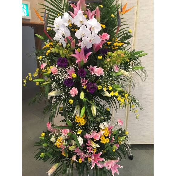 一般カテゴリー,葬儀スタンド花２段,花の店花昇