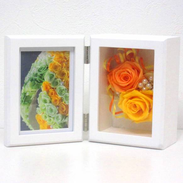 《Preserved Flower》Photo Frame(Y&O) (お祝い)プリザーブドフラワー特集(宅配)